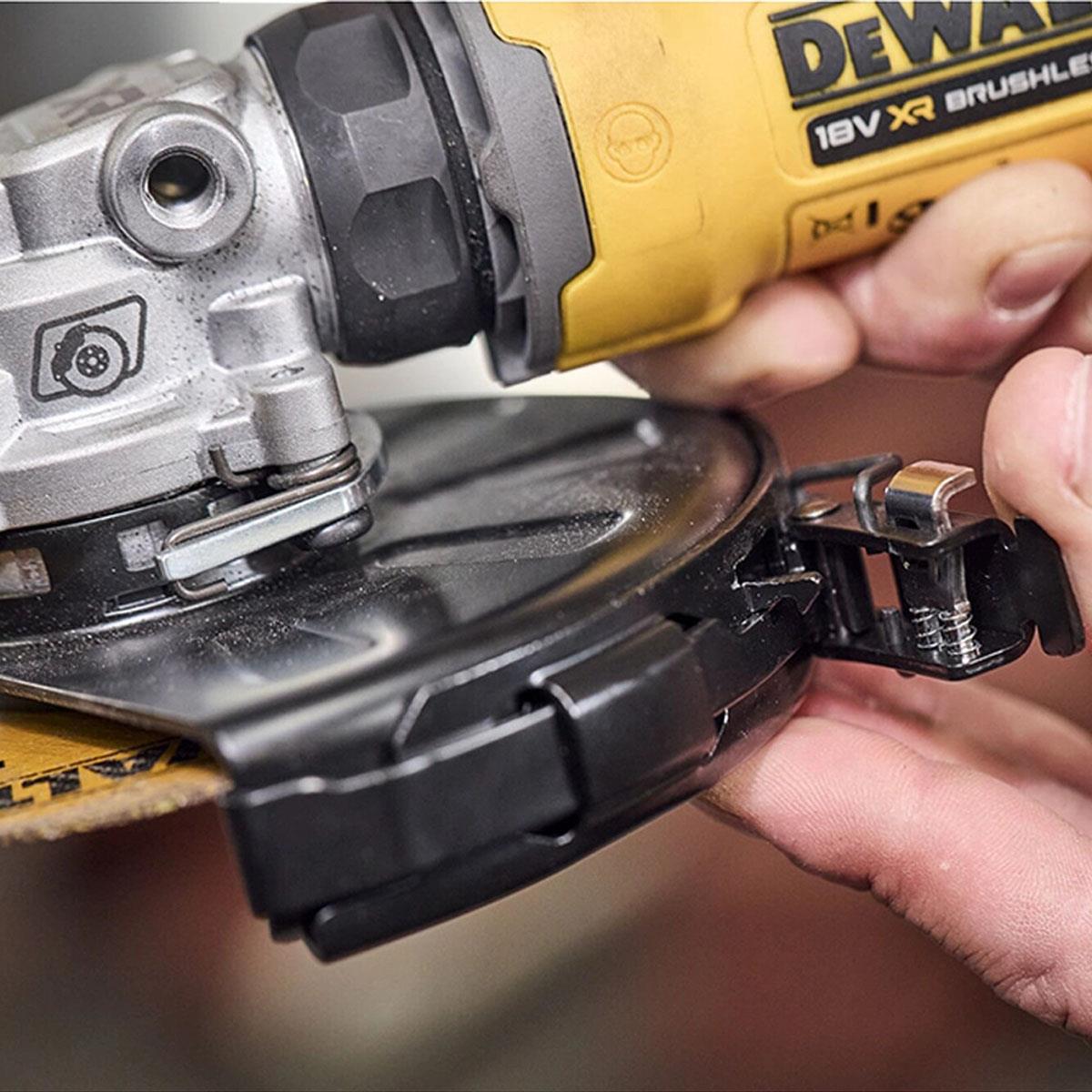 Dewalt DCG404N-XJ 18V XR Brushless Angle Grinder With 1 x 2.0Ah Battery & Charger