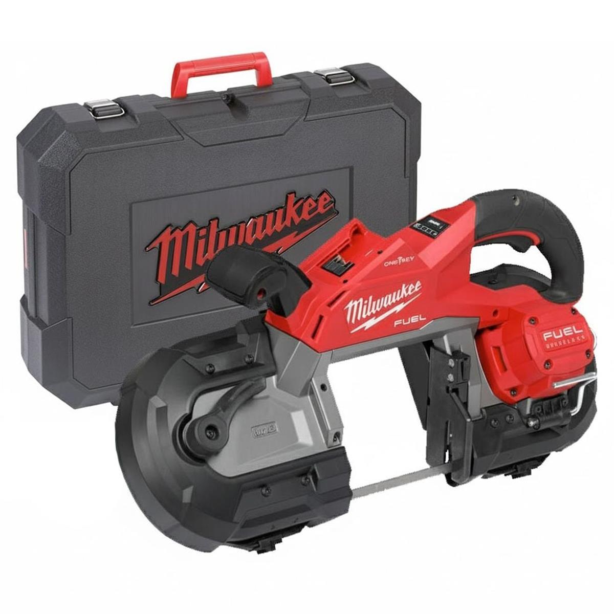 Milwaukee M18FBS127DO-0C M18 18V Brushless Dual-Trigger Deep Cut Band Saw With 1 x 6.0Ah Battery Charger & Case