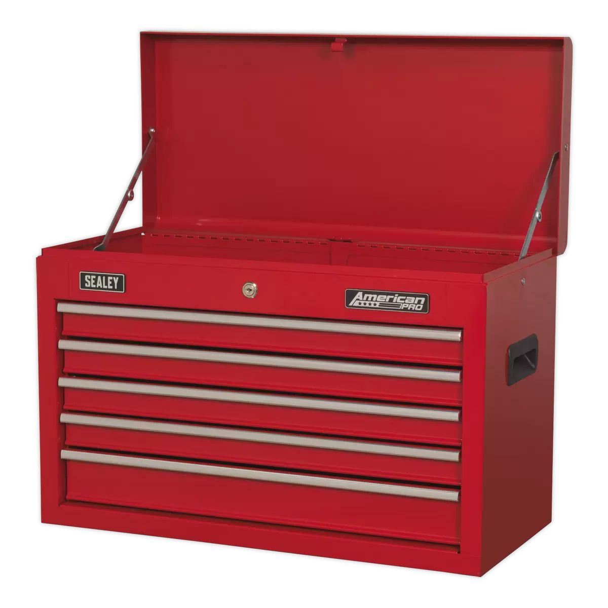 Sealey AP225 5 Drawer Topchest with Ball-Bearing Slides Red