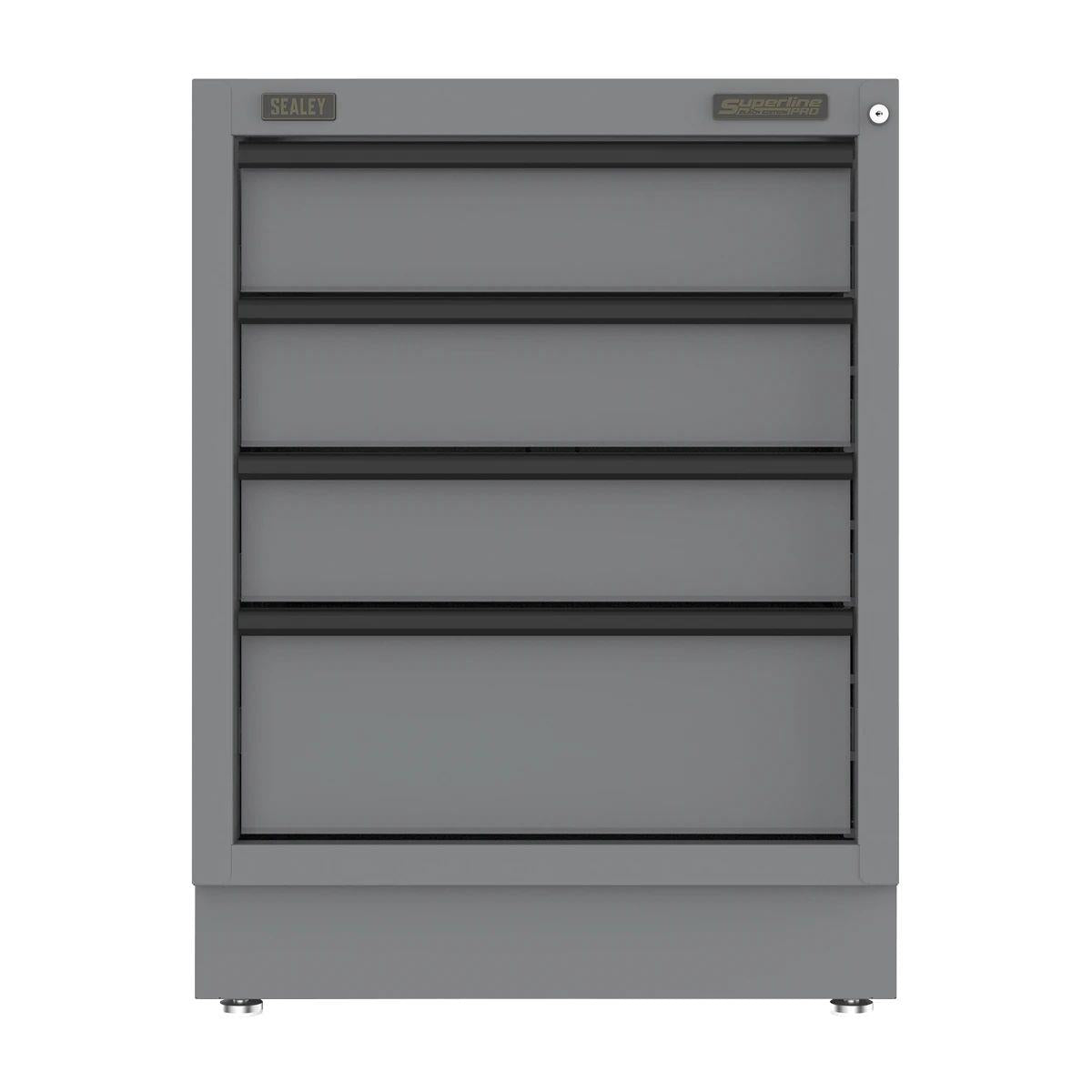 Sealey APMS38BE Superline PRO Black Edition Modular Cabinet 4 Drawer 680mm