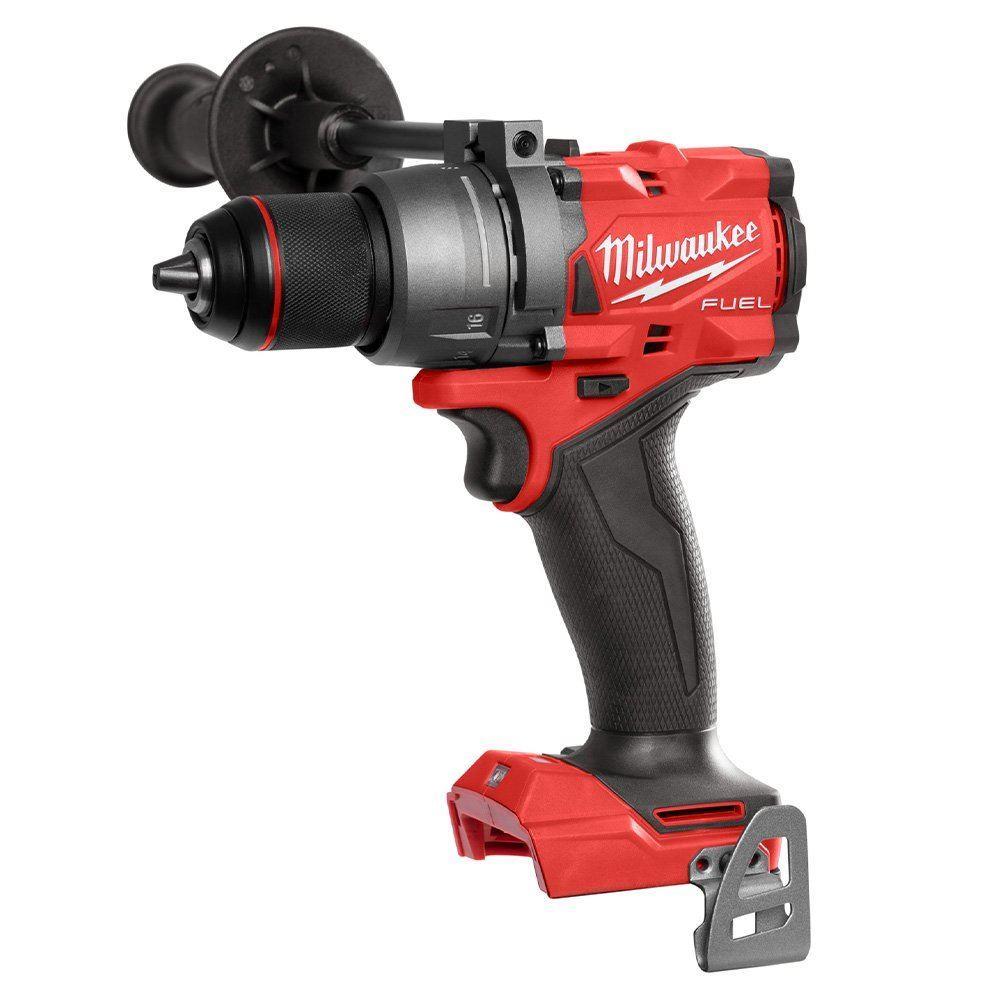 Milwaukee M18FPP2A3-503B 18V Fuel Brushless Combi Drill + Impact Driver with 3 x 5.0Ah Battery, Charger & 80 Piece Impact Duty Bit Set