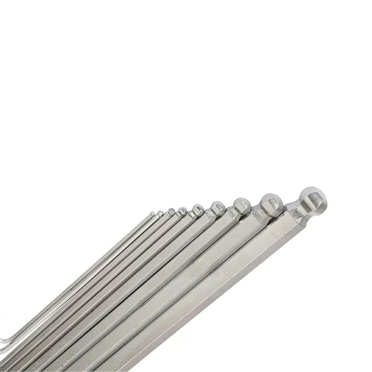 Kendo Extra long Arm Ball End Hex Key Set 9 Pieces