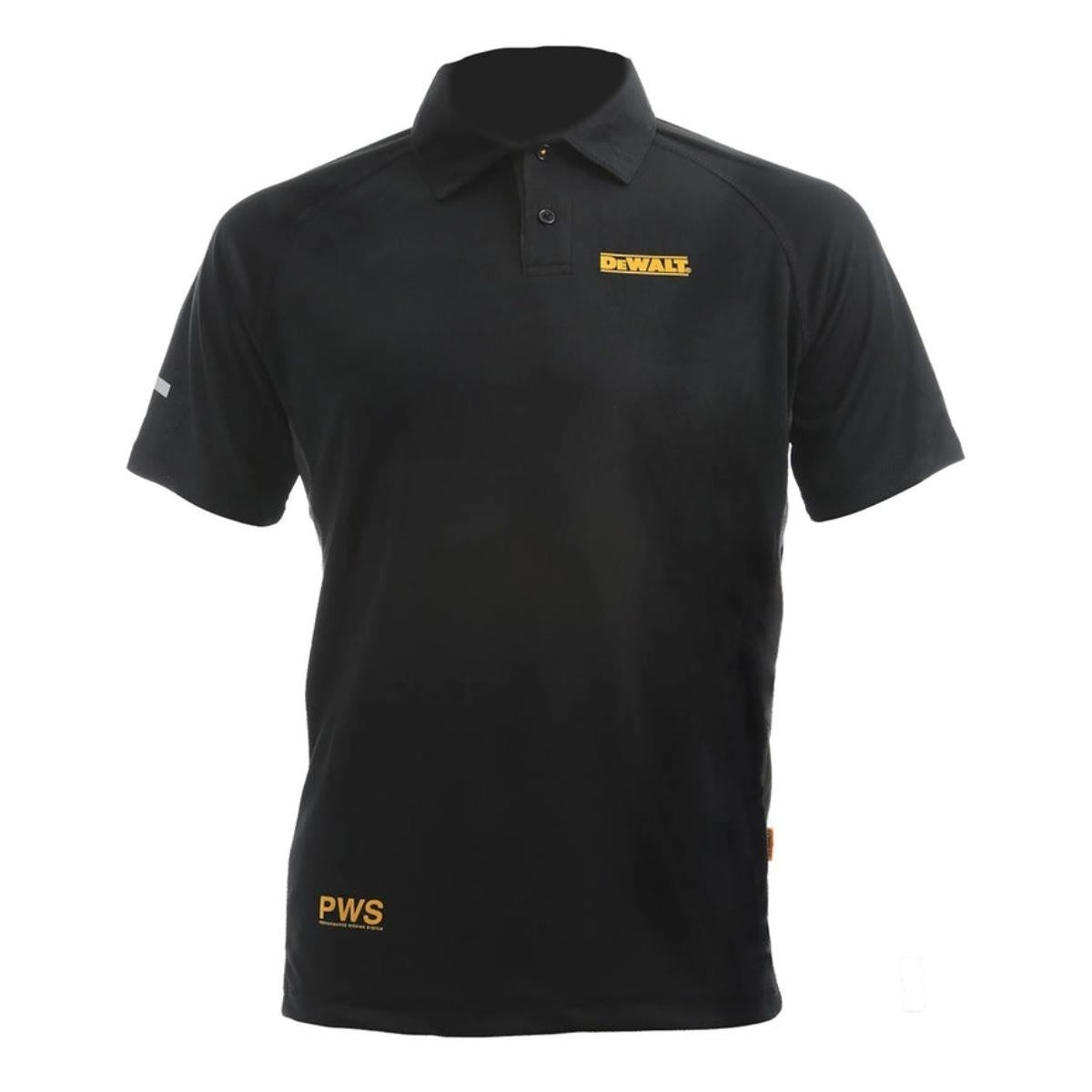 Dewalt Rutland Performance Polo Shirt Black - Size XL