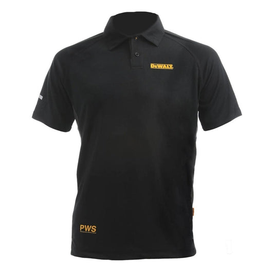 Dewalt Rutland Performance Polo Shirt Black - Size XL