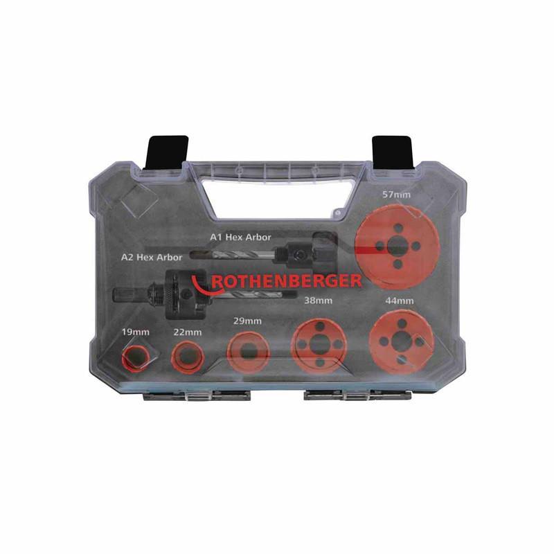 Rothenberger Plumbers Holesaw Set of 9 Piece 114202R