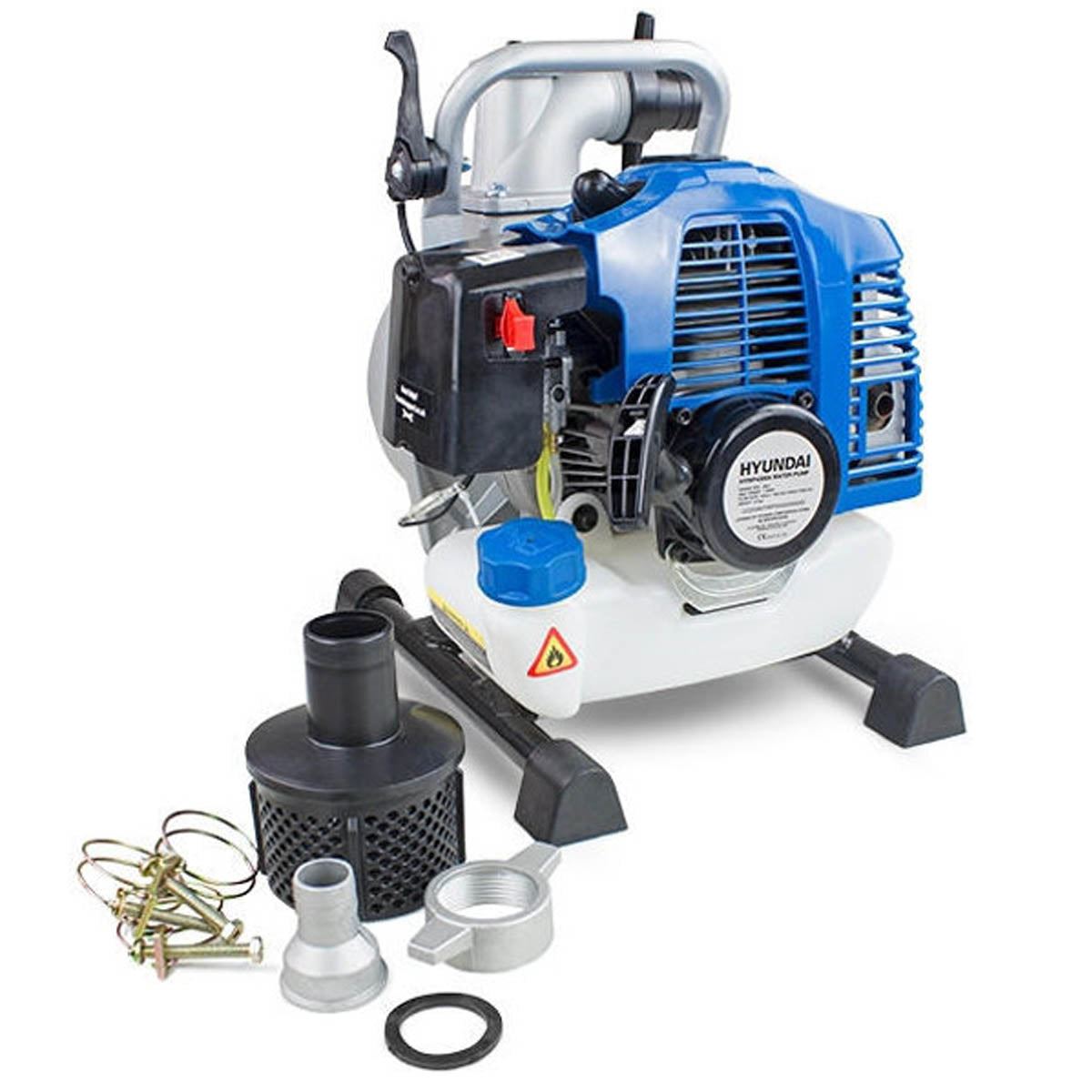 Hyundai HYWP4300X 35mm Petrol Clean Water Pump, Powerful 43cc 2-stroke & 250L/min Flow Rate