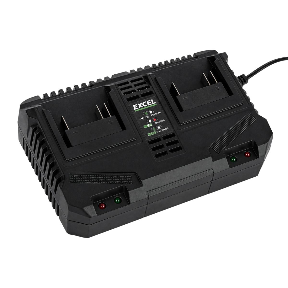 Excel 20V Dual Port Battery Charger