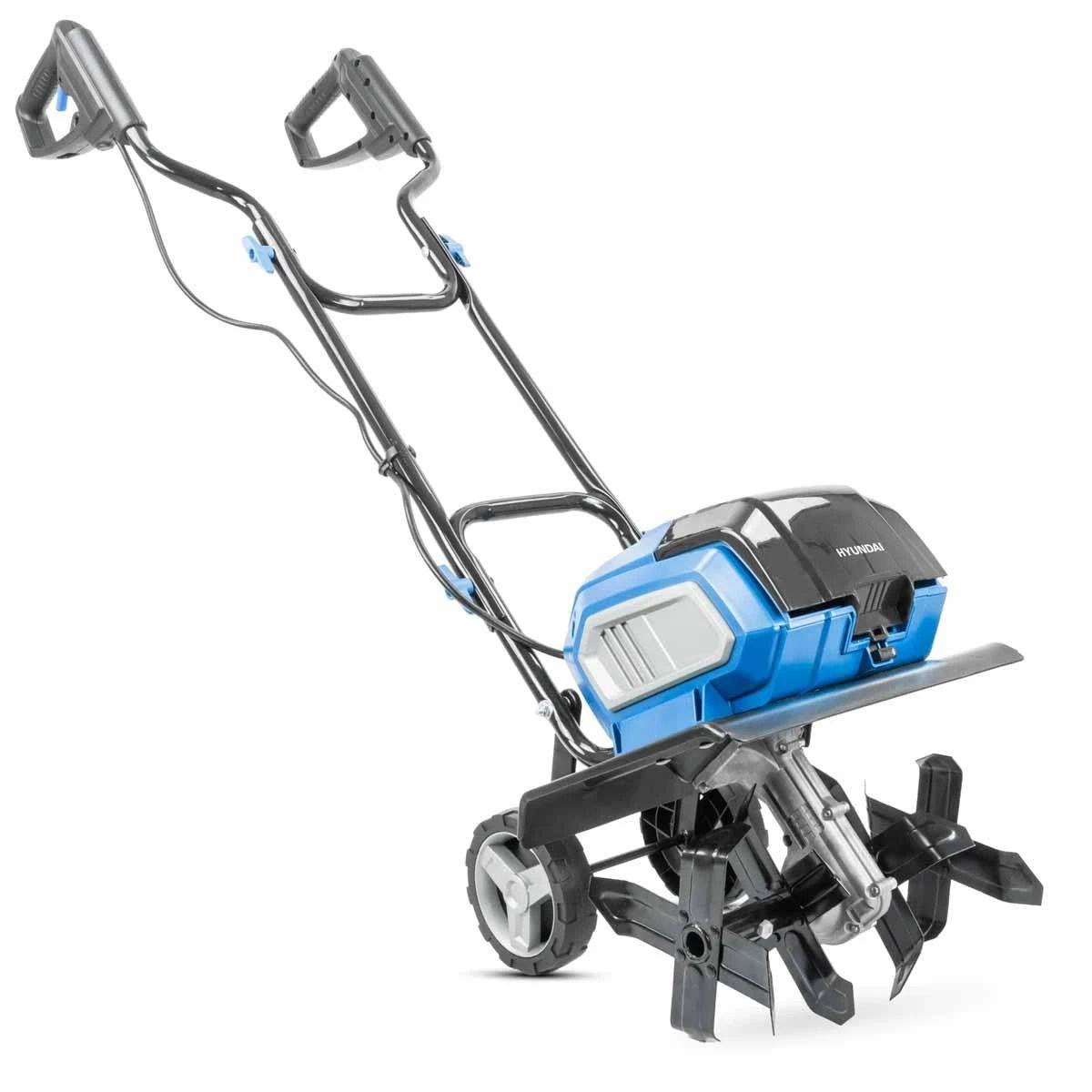 Hyundai HY40CT36 2 x 20V Brushless Cordless Tiller 36cm with 2 x 4.0Ah Batteries and Charger