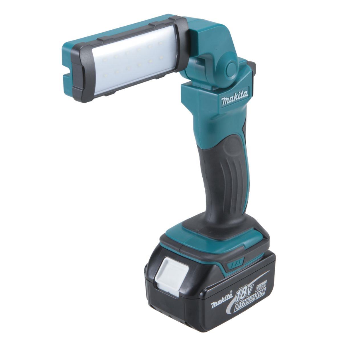 Makita DML801 18V Rechargeable Florescent 12 LED Light Torch with 1 x 5.0Ah Battery & Charger