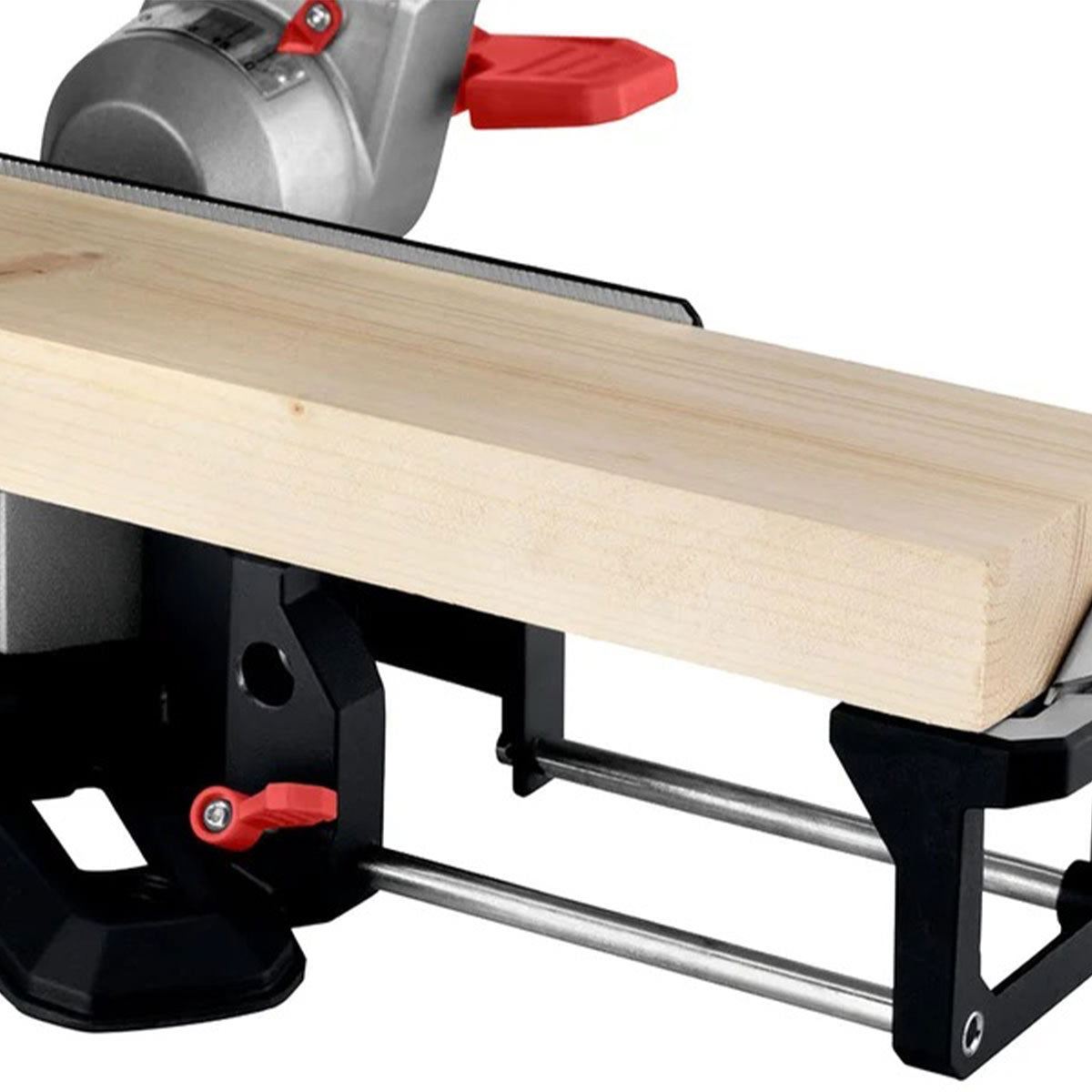 Metabo KGS 216mm Single Bevel Sliding Mitre Saw 240V with Universal Leg Stand