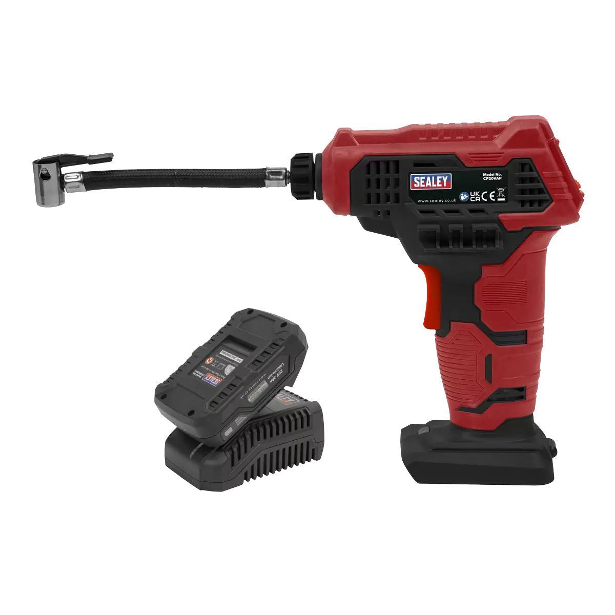 Sealey CP20VAPKIT1 20V Air Pump With Battery & Charger Kit
