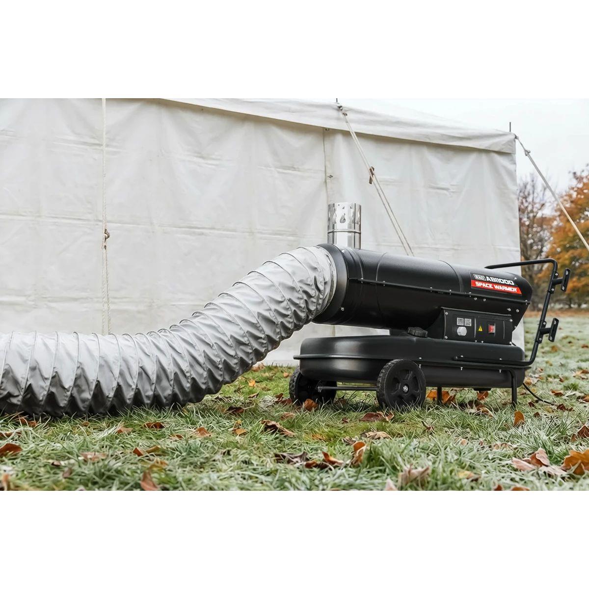 Sealey ABI1000COMBO Kerosene/Diesel Heater with 5M Ducting 230V/250W