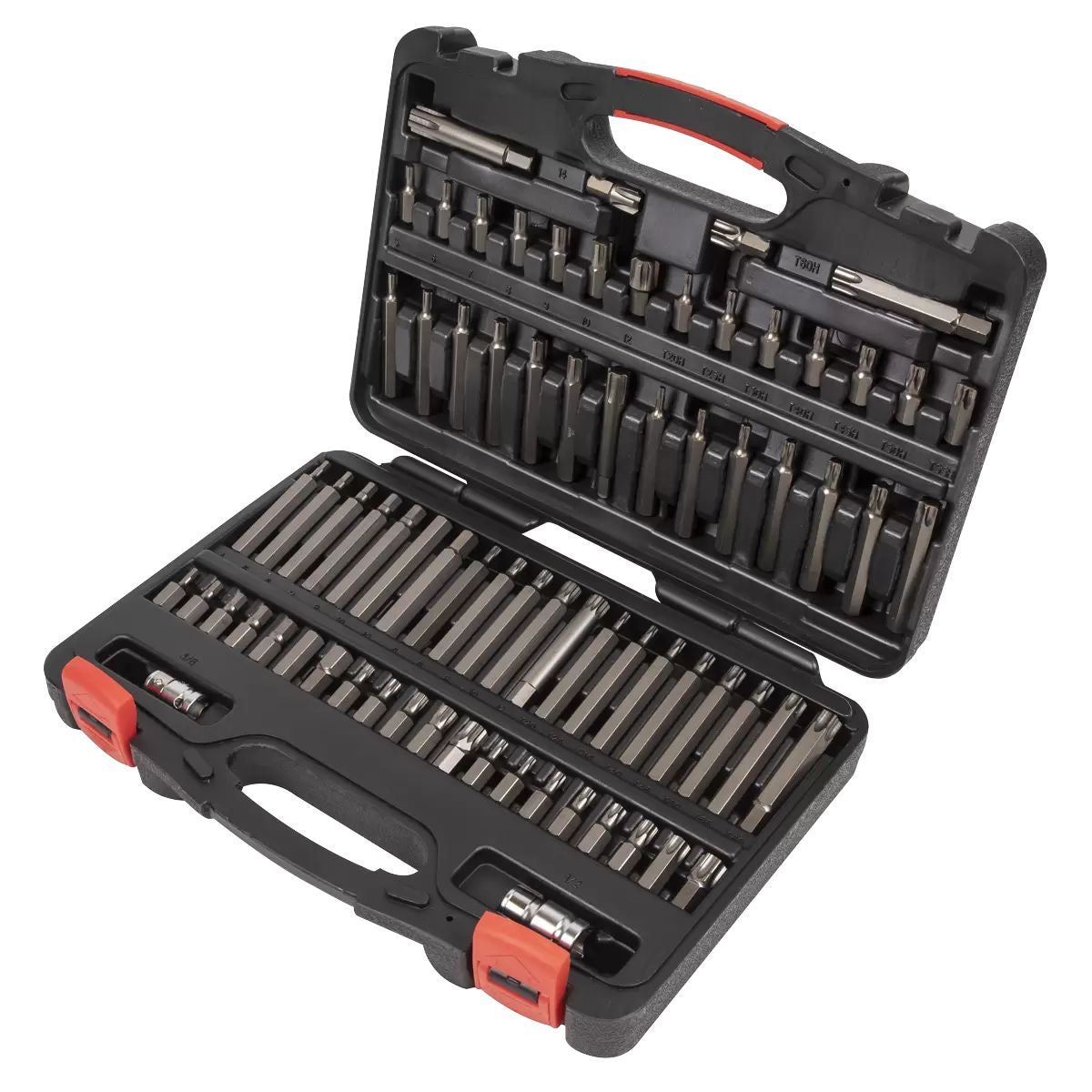 Sealey AK21974P TRX-Star Hex Ribe Spline Bit Set 3/8