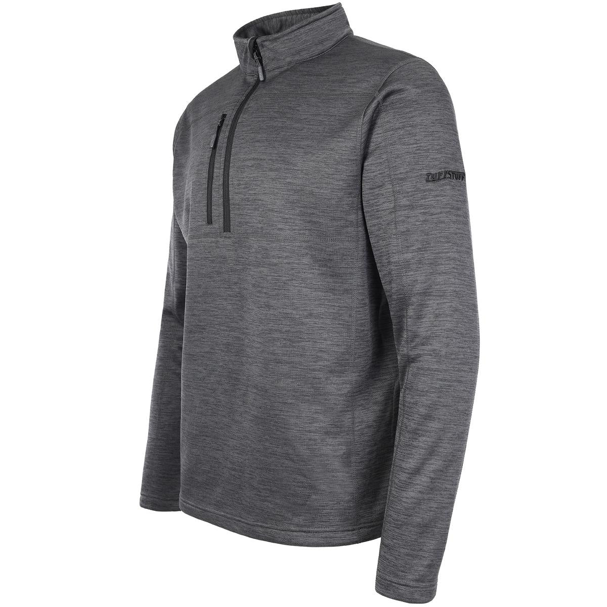 TuffStuff 168 Camden Brushed Fleece Mid-Layer Top Grey - Size L