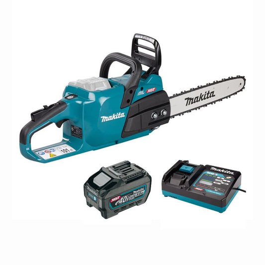Makita UC025GT101 40Vmax XGT Brushless 35cm Chainsaw With 1 x 5.0Ah Battery, Charger