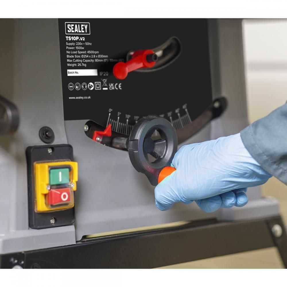 Sealey TS10P Table Saw Ø254mm 230V