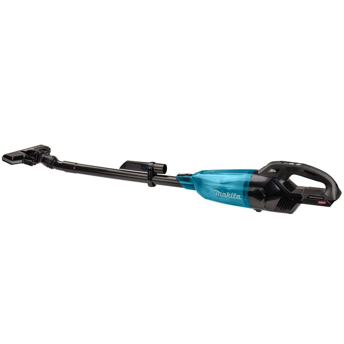 Makita CL001GD225 40V Max XGT Brushless Vacuum Cleaner With 2 x 2.5Ah Battery, Charger & Adaptor