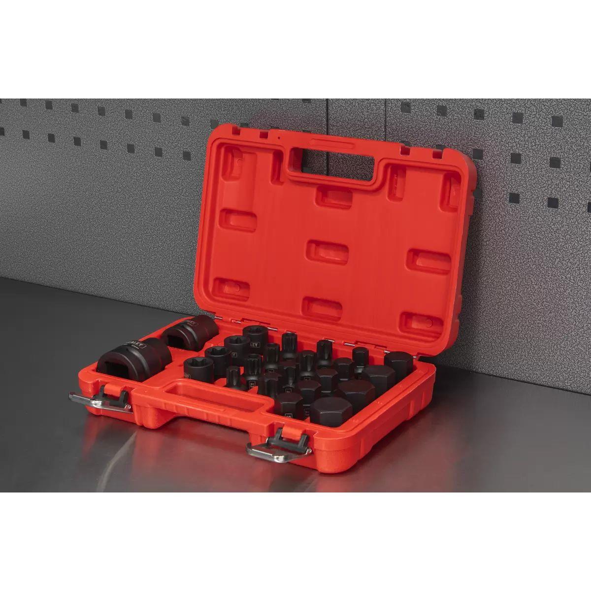 Sealey SX054 Impact Socket & Bit Set 3/4