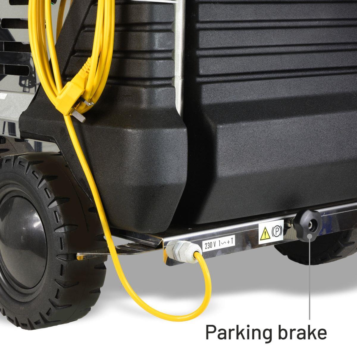V-TUF RAPIDVSC415V Hot Water Stainless Industrial Mobile Pressure Washer 2200psi, 150Bar & 15L/min