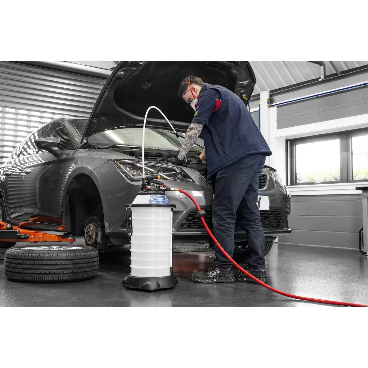 Sealey TP6909 Manual/Air Vacuum Oil & Fluid Extractor Pump 18L