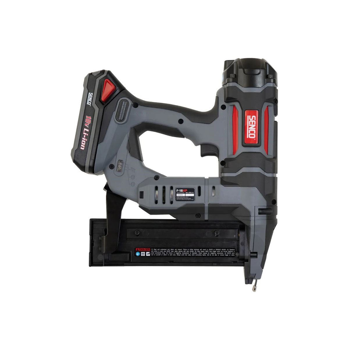 Senco 10M7501N F-18XP Fusion 18V 18G Brad Nailer with 2 x 2.0Ah Battery, Charger & Case