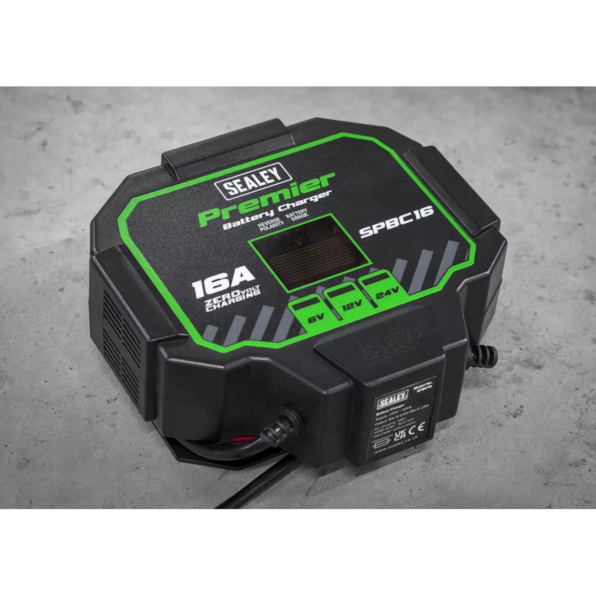 Sealey SPBC16 Battery Charger 16A Fully Automatic