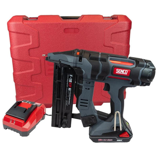 Senco 10M7001N 18V F-18XP Fusion 18G Brad Nailer with 1 x 1.5Ah Battery, Charger & Case