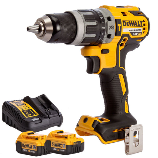 Dewalt DCD796N 18v Brushless 2 Speed Combi Drill With 2 x 4.0Ah Batteries & Charger