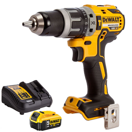 Dewalt DCD796N 18v Brushless 2 Speed Combi Drill With 1 x 5.0Ah Battery & Charger
