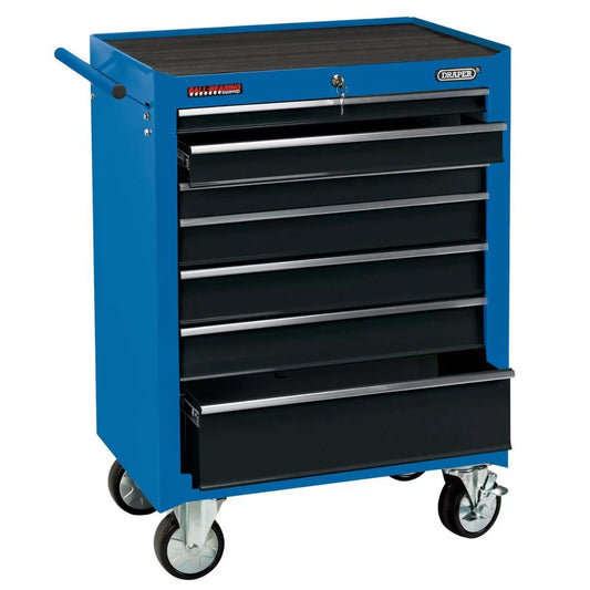 Draper RC7D 26" Roller Tool Cabinet 7 Drawer Blue 15040