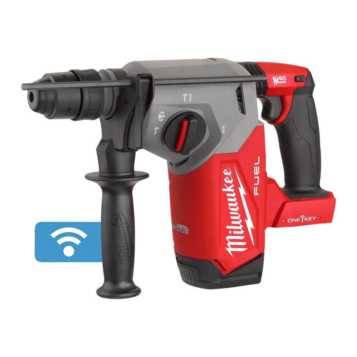 Milwaukee M18ONEFHX-0 18V Brushless 4-Mode 26mm SDS-Plus Hammer Drill with 1 x 5.0Ah Battery & Charger