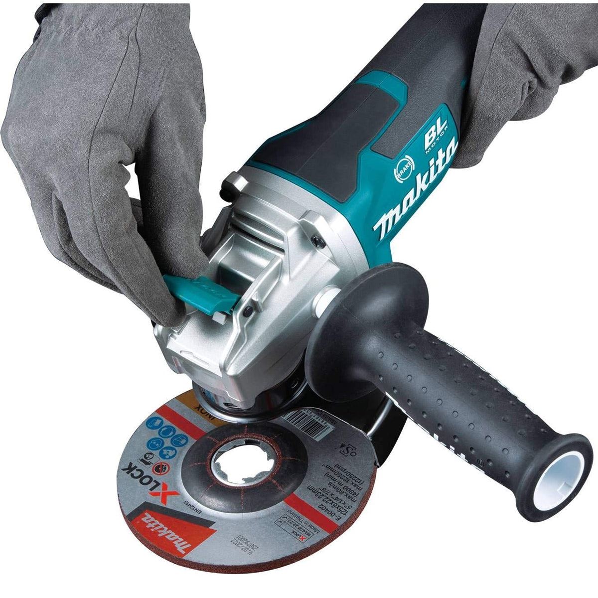 Makita DGA519Z 18V LXT Brushless 125mm Angle Grinder with 1 x 3.0Ah Battery & Charger