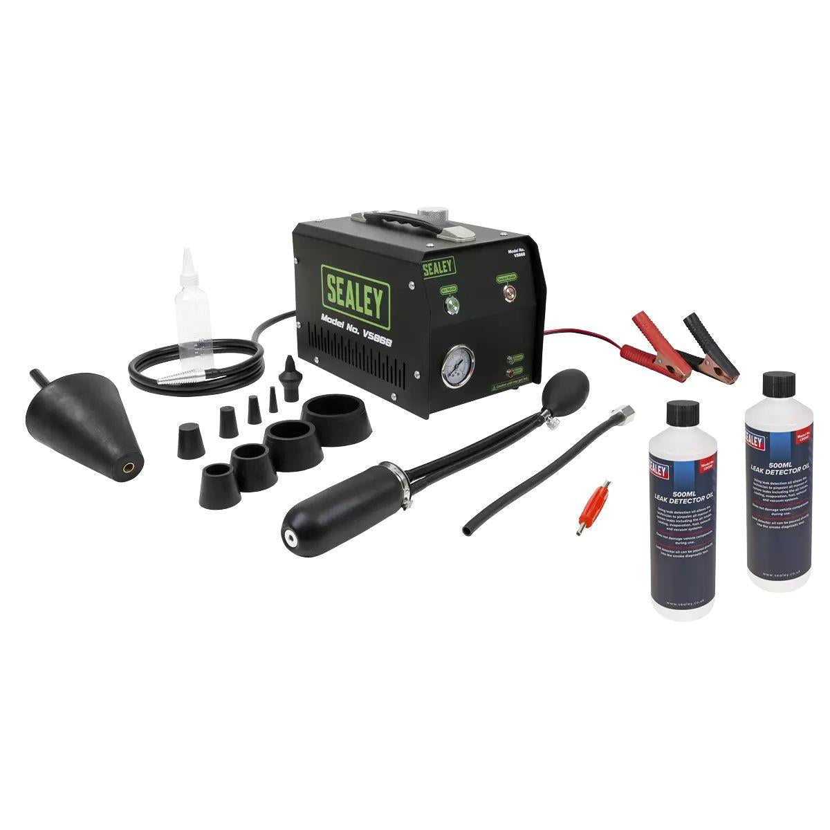 Sealey VS868KIT 12V Leak Detector Smoke Diagnostic & Leak Detector Oil Kit