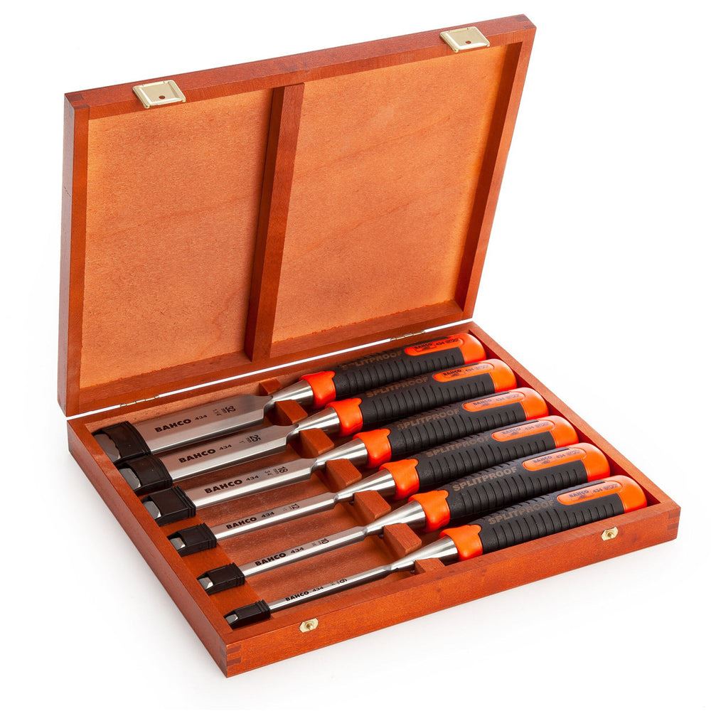 Bahco Bevel Edge Chisel Set 6 Piece BAH434S6