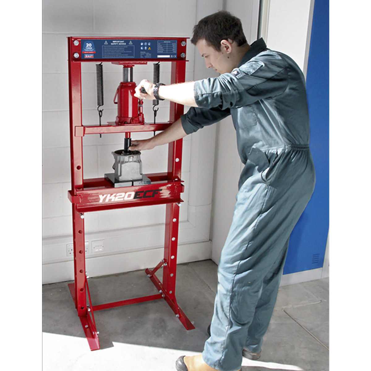 Sealey YK20ECF 20tonne Hydraulic Press Economy Floor Type