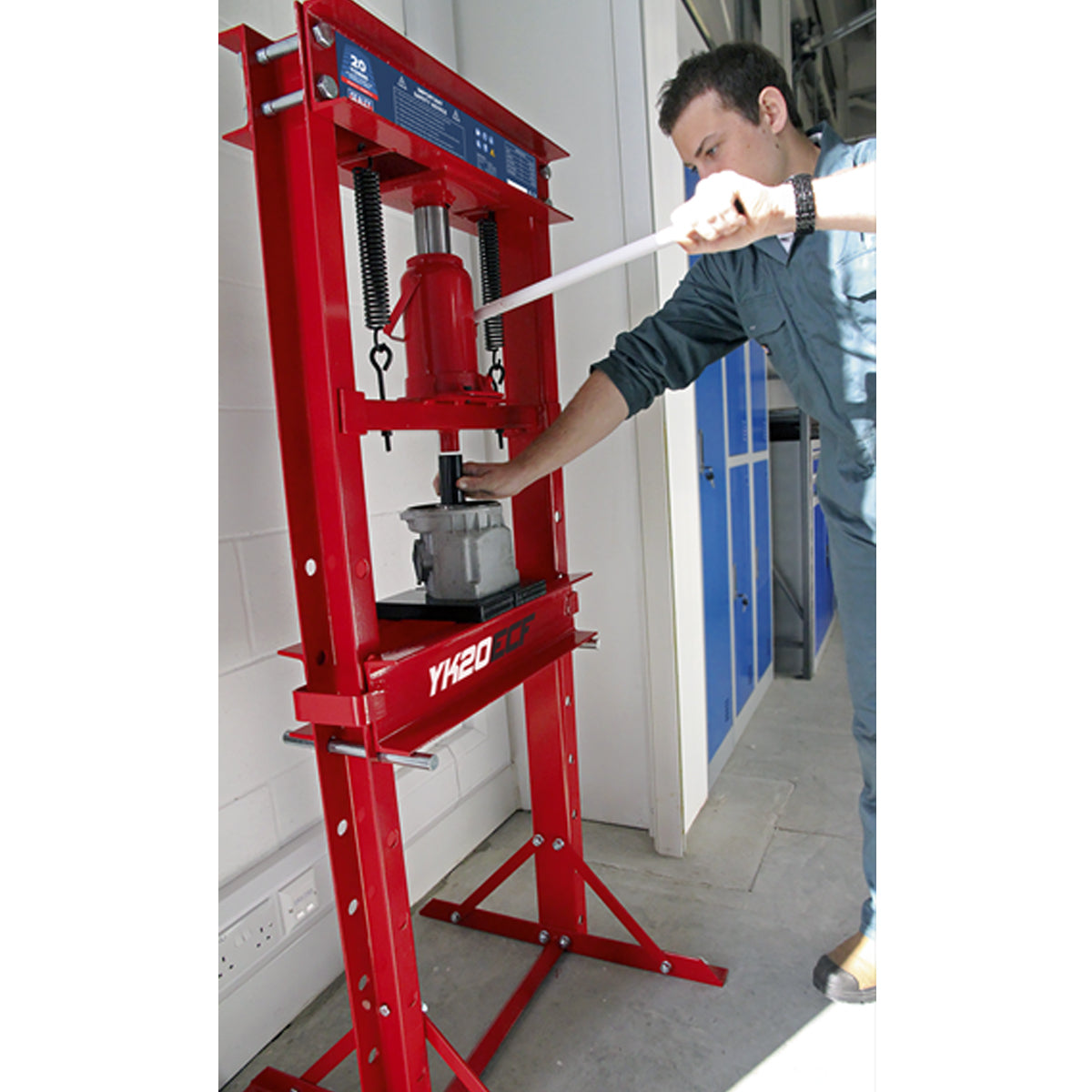 Sealey YK20ECF 20tonne Hydraulic Press Economy Floor Type
