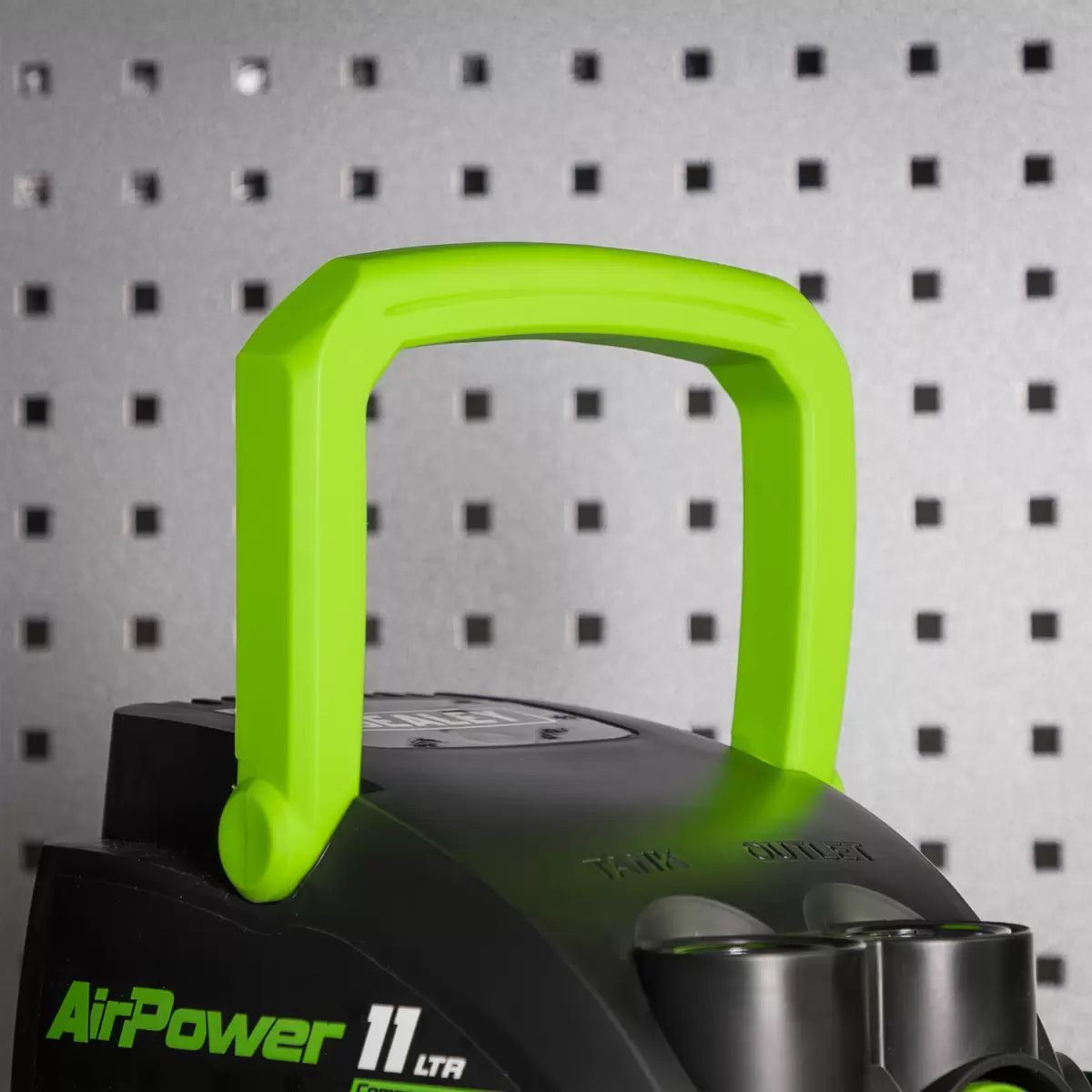 Sealey SAC1100 11L Oil-Free Air Compressor 0.5HP Direct Drive for Efficient, Low Maintenance Performance