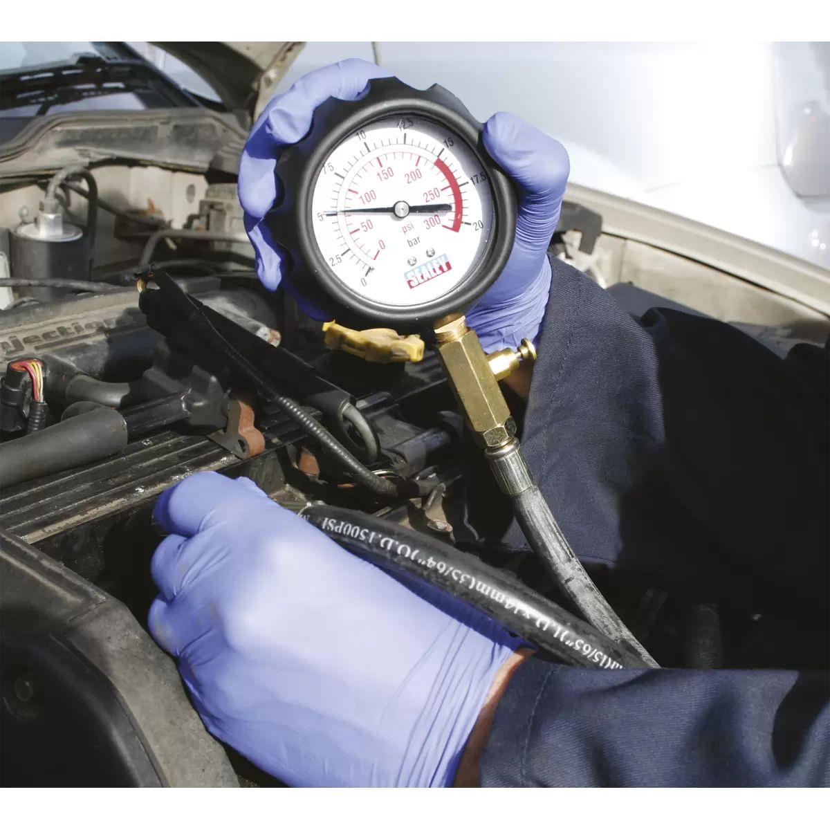 Sealey VSE300D Petrol Compression Tester Deluxe Kit 6pc