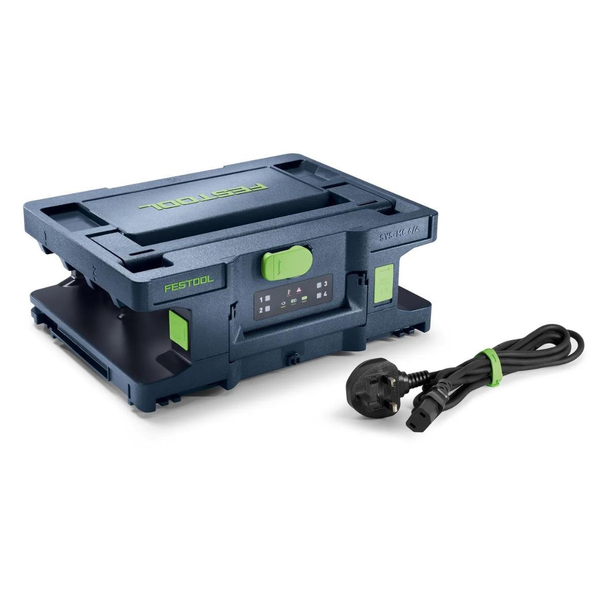 Festool SYS-MC 6/4 10.8 -18V 4 Port Rapid Charger 230V - 578502