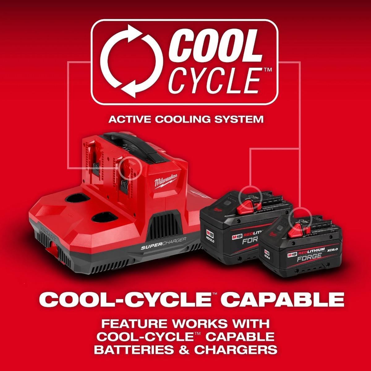 Milwaukee M12-18MBPSC4 12-18V Multi Bay Packout Super Charger 4932500143