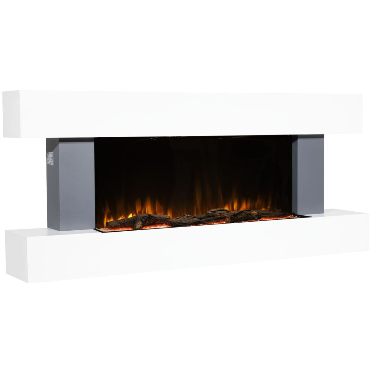 Sealey DH112 Baridi Wall Mounting Electric Fireplace with LED Flame Effect 52