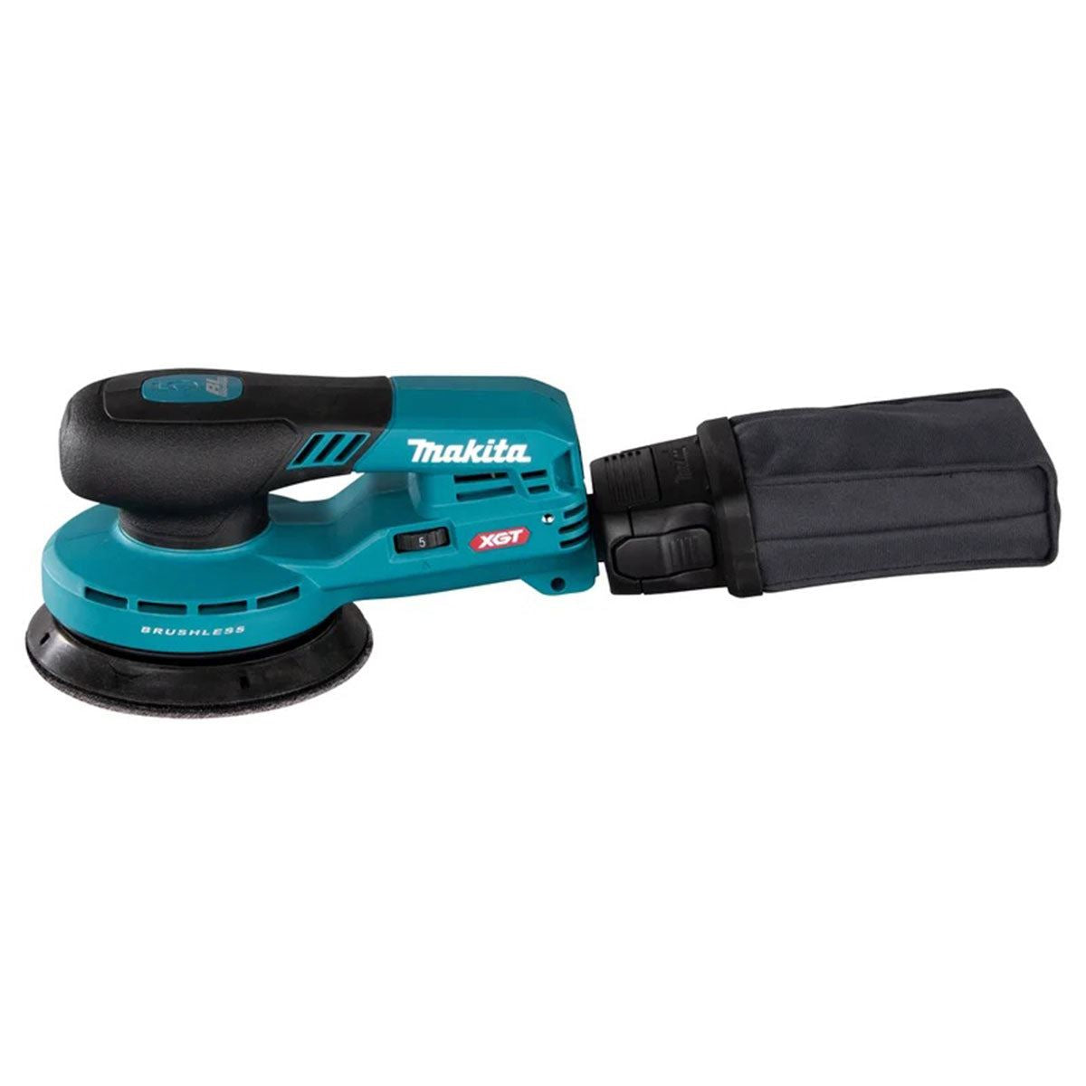 Makita BO001CGZ 40V Max XGT 125mm Brushless Random Orbit Sander with 1 x 5.0Ah Battery & Charger