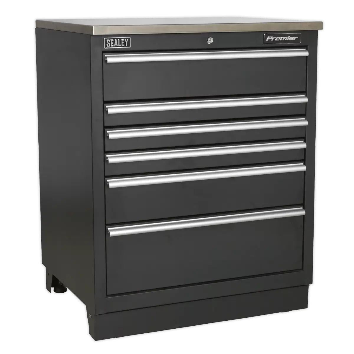 Sealey APMSCOMBO1W 2.5m Modular Storage System Combo Oak Worktop