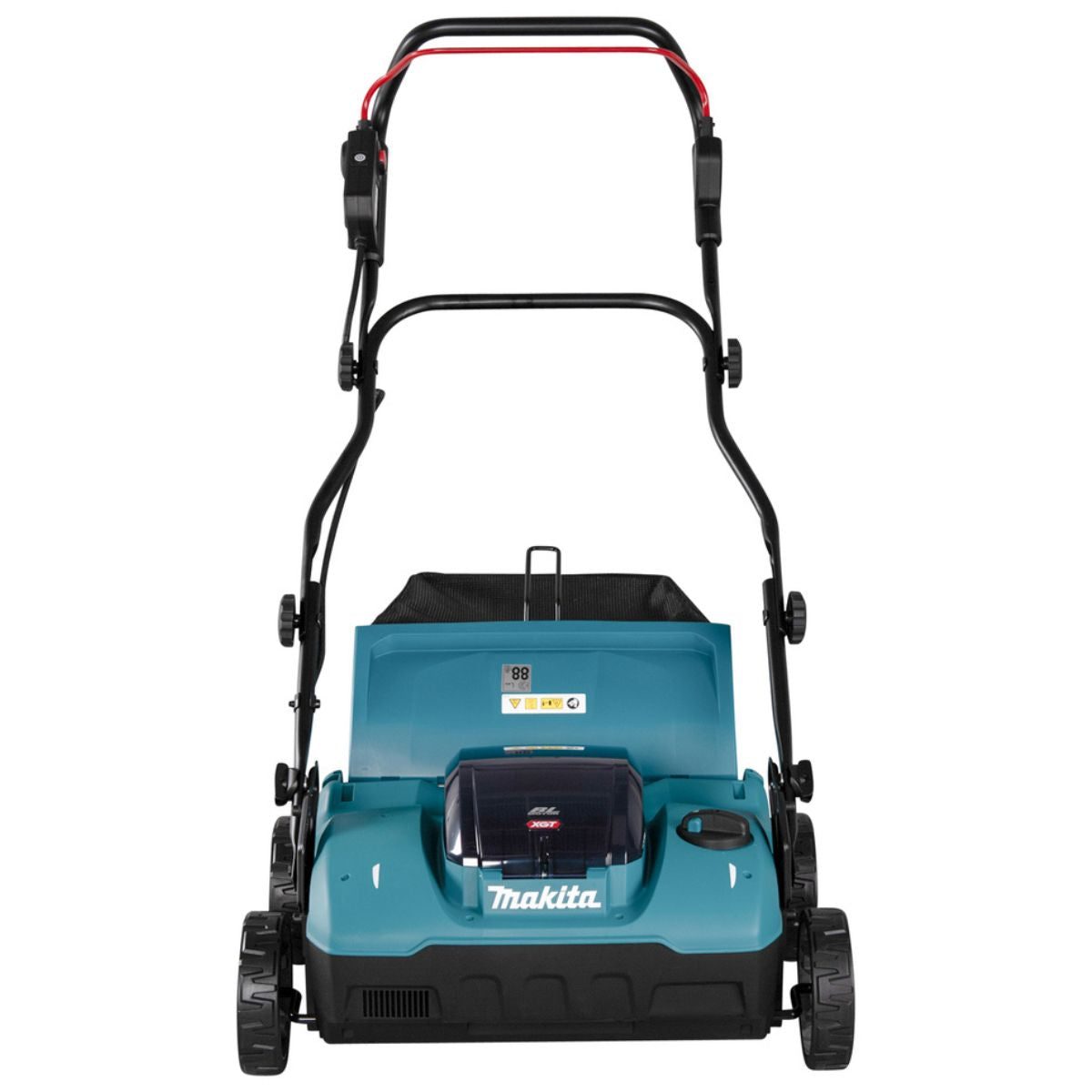 Makita UV001GM201 380mm 40V Max Brushless Lawn Scarifier With 2 x 4.0Ah Batteries & Charger