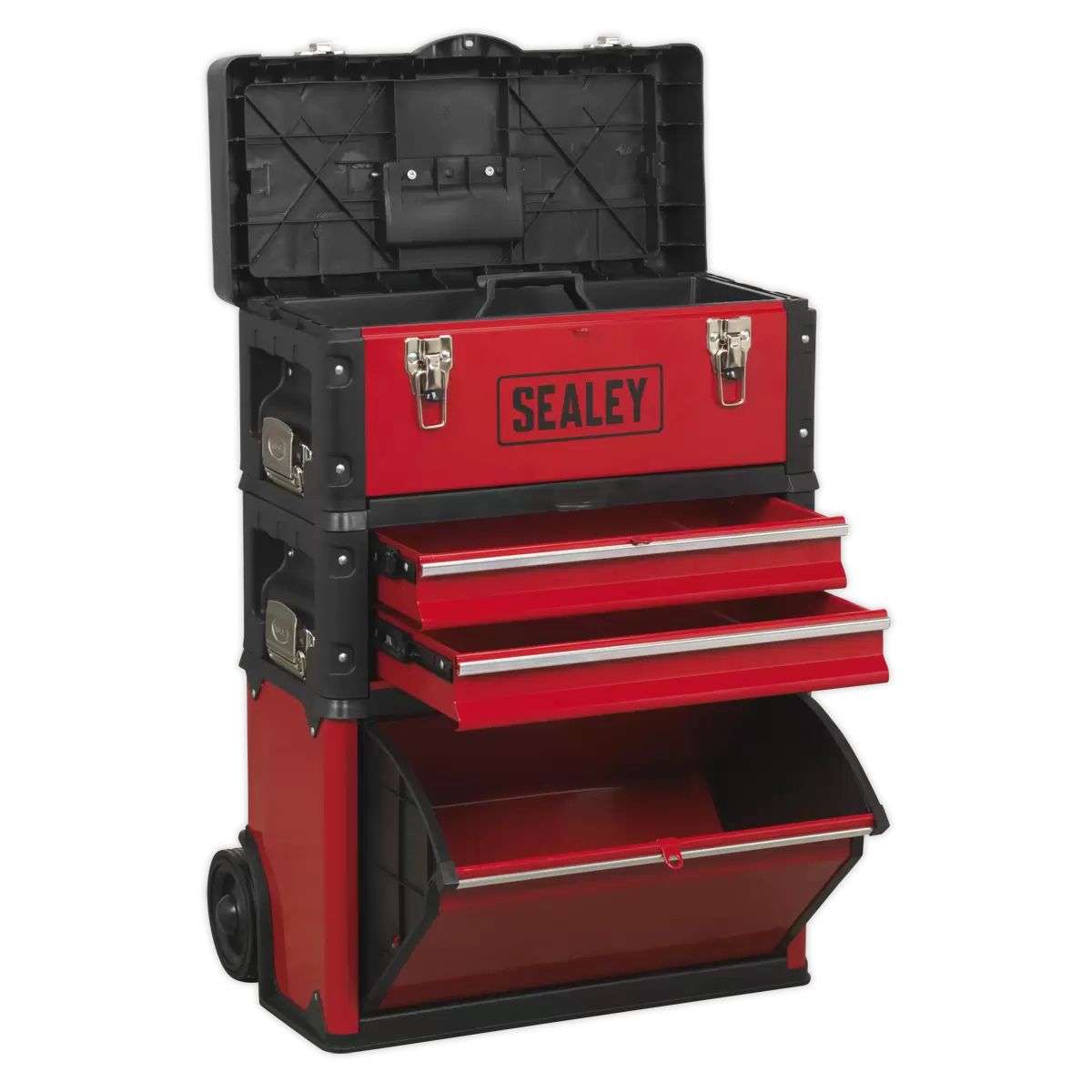 Sealey AP548 3 Compartment Mobile Steel/Composite Toolbox