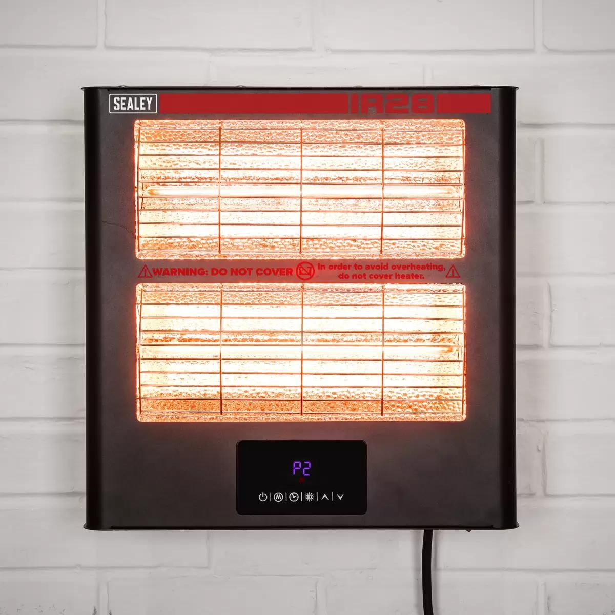 Sealey IR28 Wall Mounting Infrared Quartz Heater 230V/2.8kW