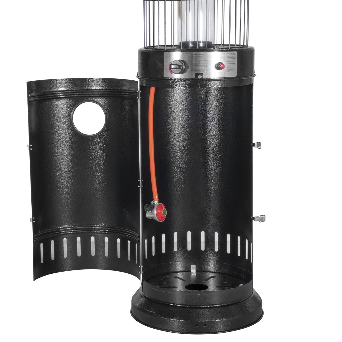 Dellonda DG124 13kW Black Gas Patio Heater for Commercial & Domestic Use