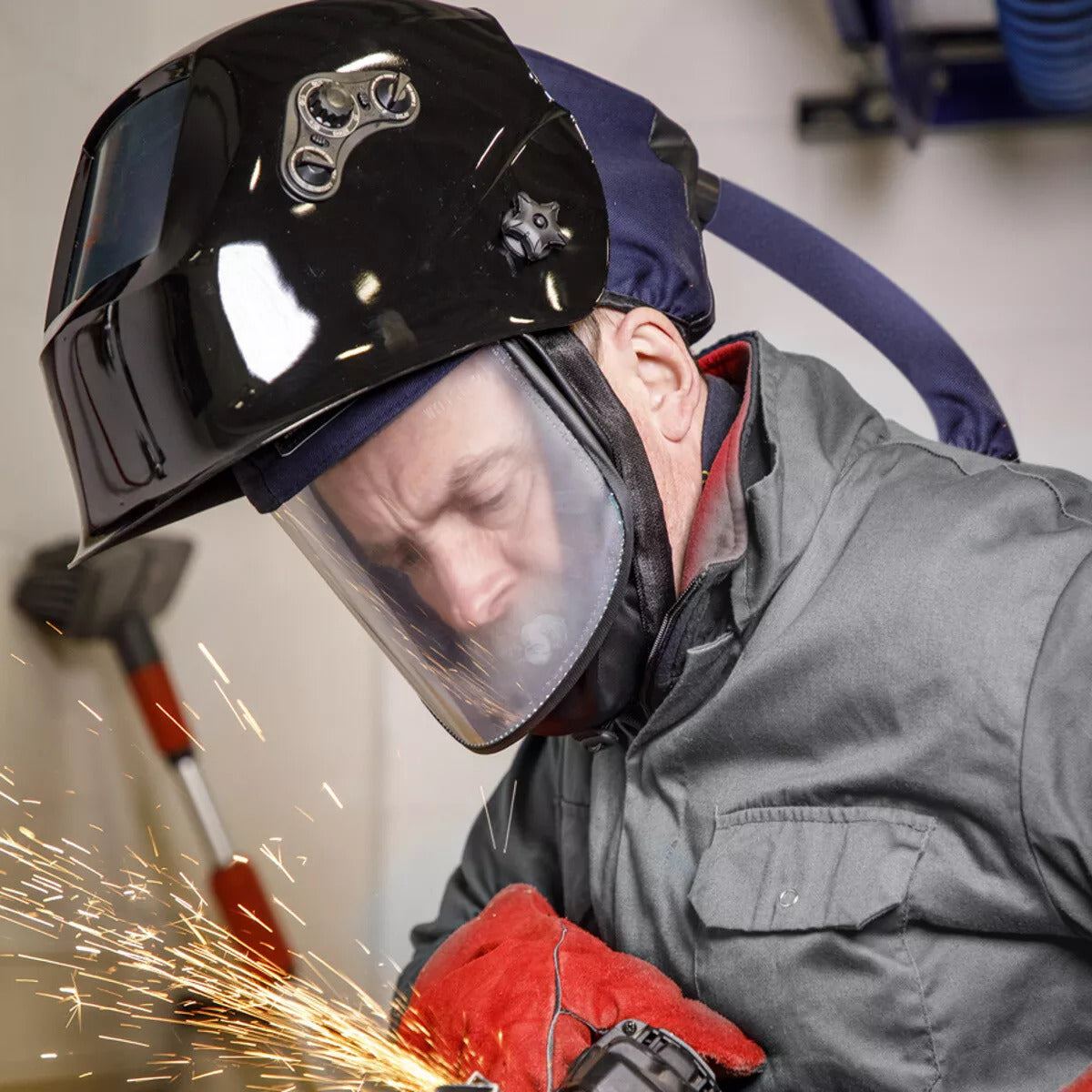 Sealey PWH616 Welding Helmet with Powered Air Purifying Respirator