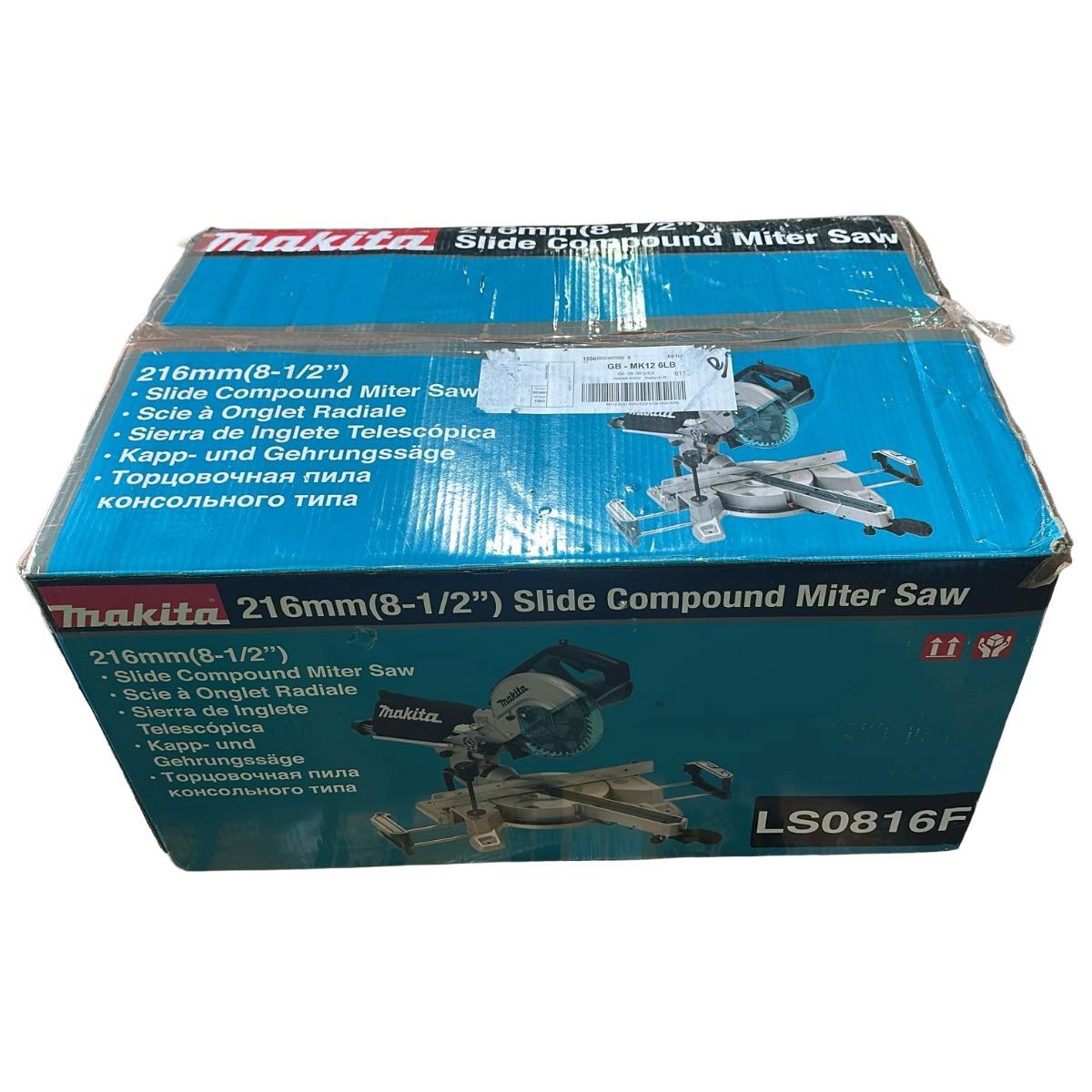 Makita LS0816F/2 216mm Slide Compound Mitre Saw 240V Item Condition Seller Refurbished