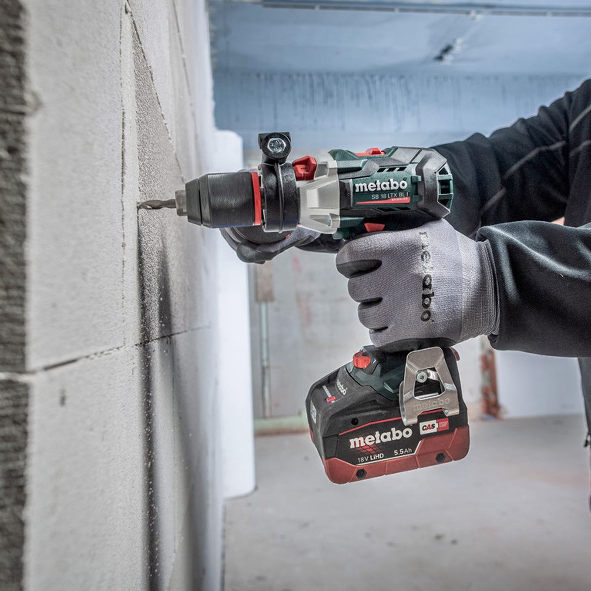 Metabo SB 18 LTX BL I 18V Brushless Combi Hammer Drill with 1 x 2.0Ah Battery Charger & Metabox